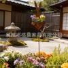 Vintage Style Rusted Metal Rabbit Garden Stake with Heart-Shaped Planter Decoration for Outdoor Lawn Patio Yard Use