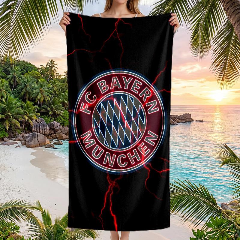Bayern Munich Beach Towel Soft Microfiber Summer Towel Quick Dry Absorbent Towel for Beach Swimming Pool Travel