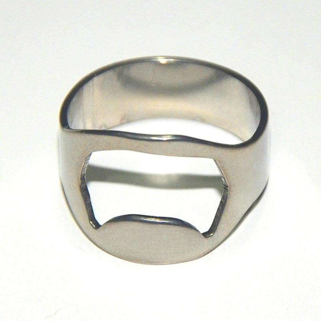 Versatile Cool Ring Bottle Opener Stainless Steel Ring Easy To Pull Opener Suitable For Bar Soda Drinks Bars Beer Tools Utensils