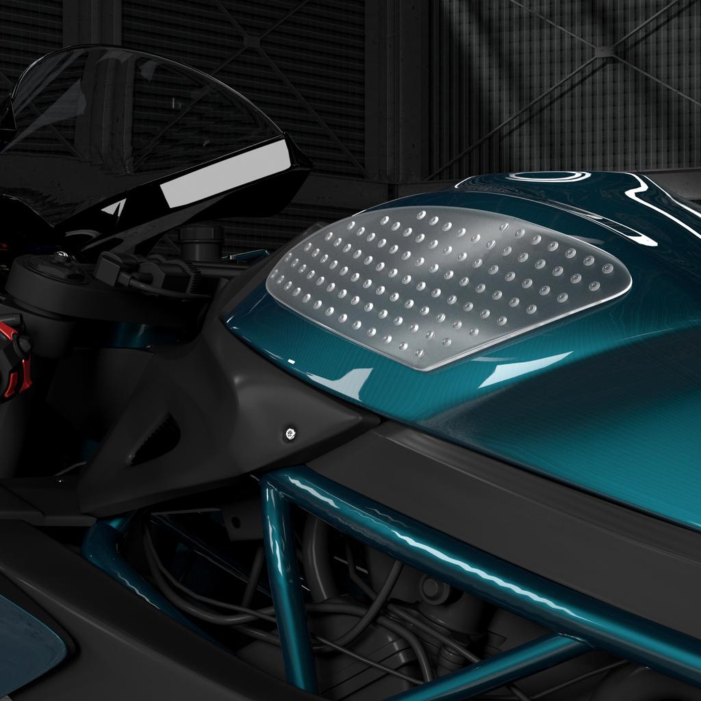 Universal Motorcycle Rubber Traction Side Tank Pad Gas Knee Grip for YAMAHA YZF R1 2007-2008 R6 2008-2012 for BMW F900XR