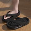 Supersoft Thick Sole EVA Unisex Flip Flops Home Non-slip Light Slides Outdoor Versatile Beach Flat Sandals for Couples Sandalias