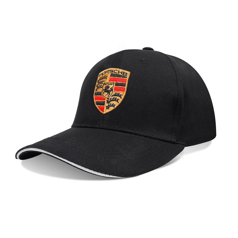 Car Logo Embroidery Snapback Baseball Cap Adjustable Casual Hats For Porsche 918 Taycan Panamera Cayenne Boxster Cayman