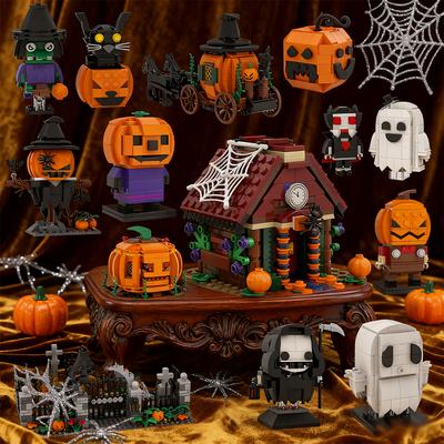 Horrorowy Film Figurka Model Budowanie Klocki Zestaw Halloween Festiwal Seria Duchowa Noc Brickheadz Zabawki dla Dzieci Dorosłych Boże Narodzenie