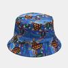 Spring And Summer Cotton Print Bucket Hat Fisherman Hat Outdoor Travel Sun Cap For Men And Women 100
