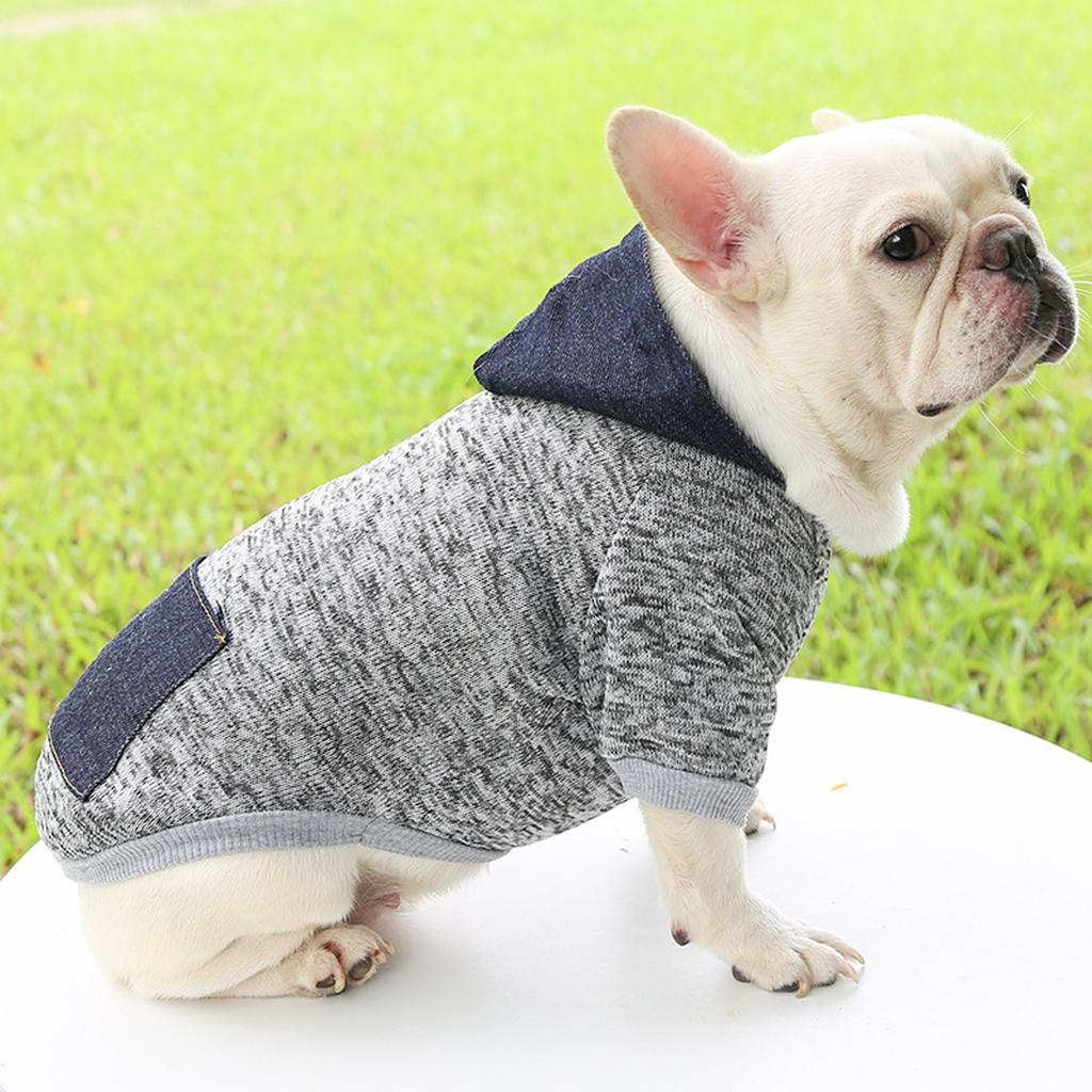 Hooded Winter Dog Sweatshirt Blouse For Small Medium Dog