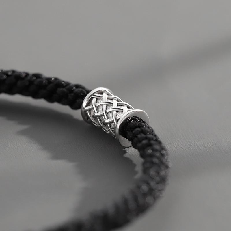 Vintage Minimalist Ins Style Woven Braided Bracelet For Men