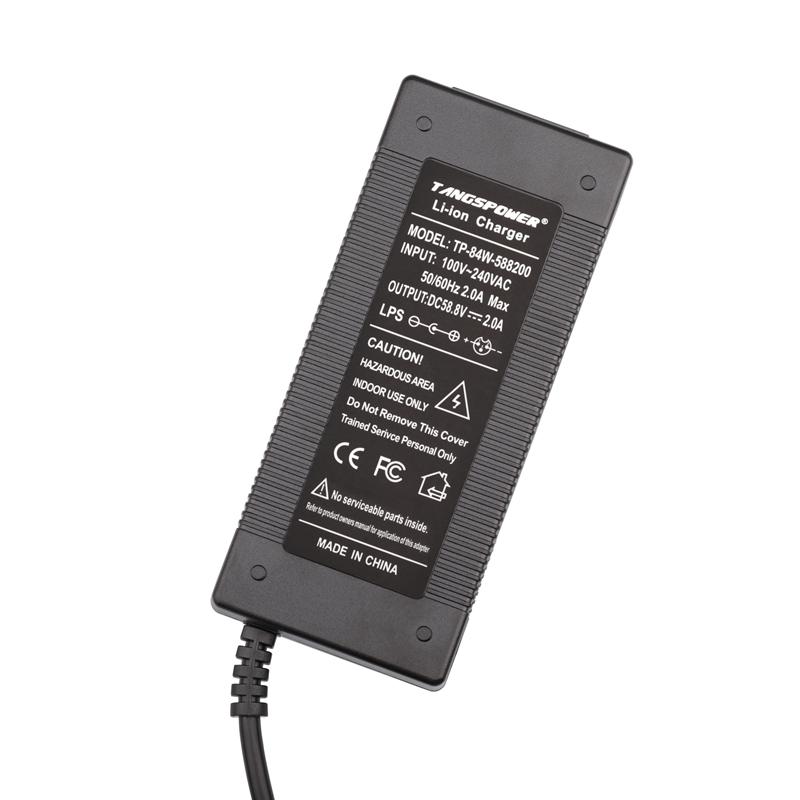 58.8V 2A Lithium Battery Charger For 14Series 52V Li-ion Battery Pack For Kugoo G1 Kugoo Kirin G3 Charger High Quality