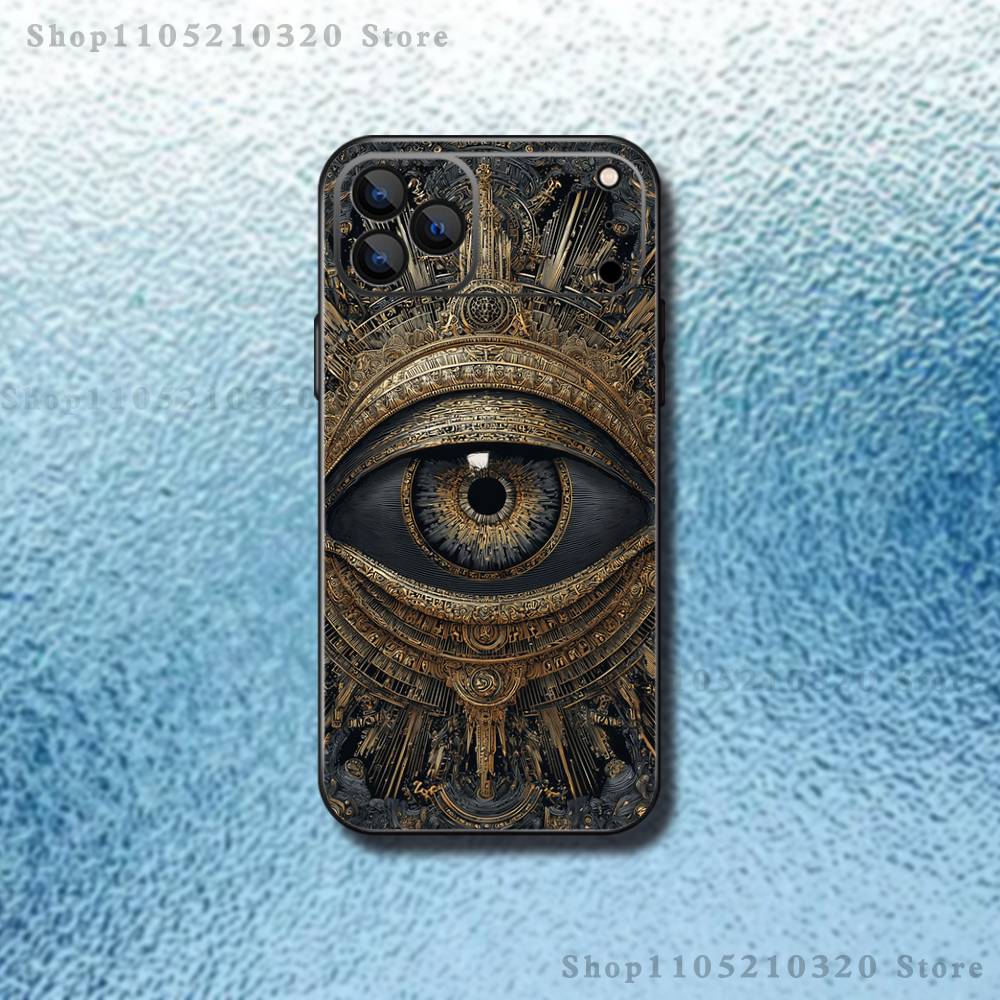 

Occult Illuminati Eye Phone Case For iPhone 17,16,15,14,13,12,11,Pro,Max,Plus,E,Air,Mini Protective TPU Cover iPhone11