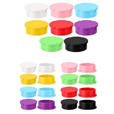 ABUI-24Pack 3Ml 5-100Ml Vial Caps Glass Vials Protective Vial Lid Reusable Caps Covers Leak Cap Adapter Storage For 3Ml 5Ml 10Ml