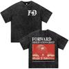 2026 Summer Hot Sale Forward Observations Group FOG Vintage Washed T Shirts Men Women Hip Hop Punk Clothing Streetwear Oversized Tshirt