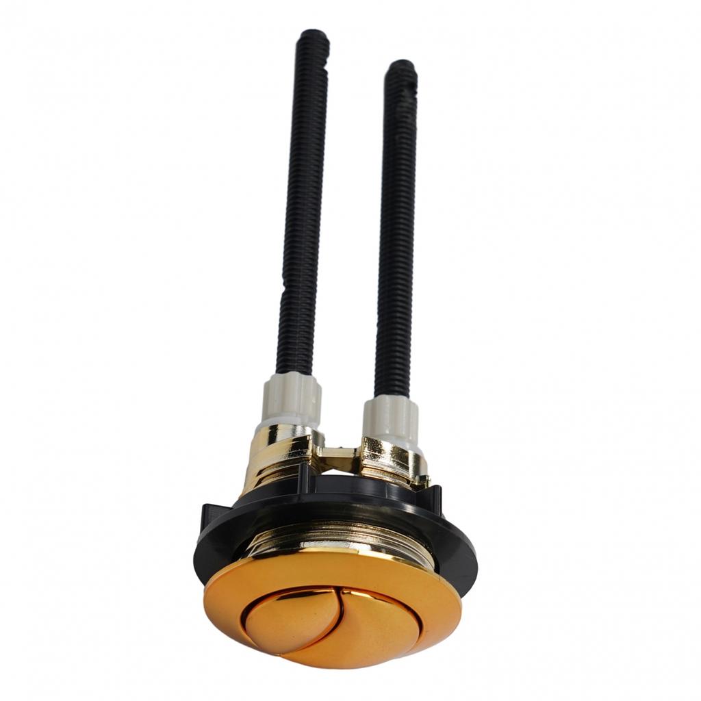 Dual Flush Mechanical Top Flush Valve Push Button Stainless Steel