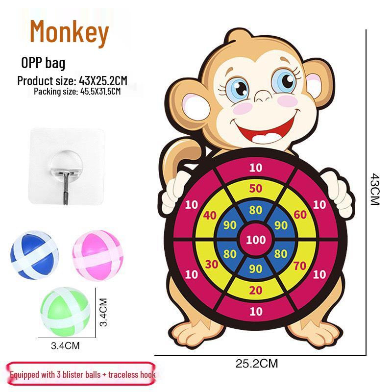 Kids' Sticky Ball Dartboard: Indoor/Outdoor Parent-Child Educational Toy