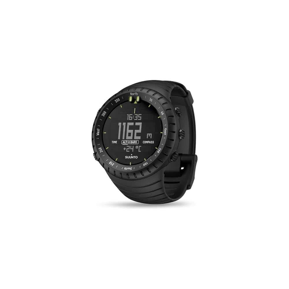 

SUUNTO CORE All Black, Водонепроникність 3 АТМ, з компасом, висотоміром, барометром та глибиноміром, [Офіційний японський продукт з гарантією виробника