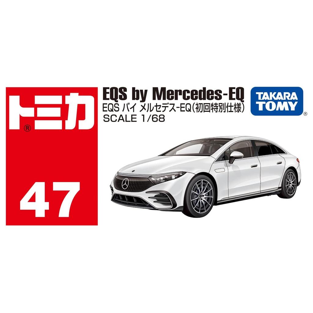 Takara Tomy Tomica No.47 EQS Mercedes-EQ First Edition Mini Car Toy Ages 3 and Up