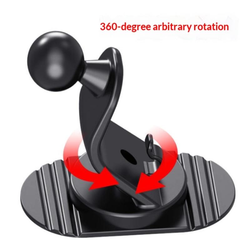 Car Phone Holder Base 360 Degree Rotation Tool Free Install Adhesive Ball Head Mount for Car All Scene Driving Use