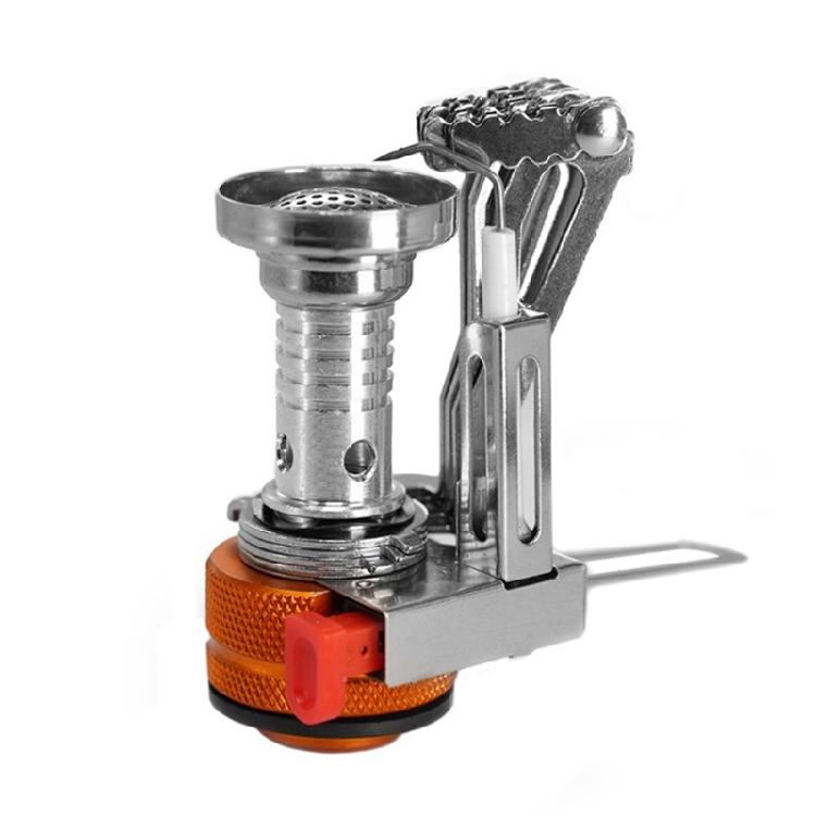 Outdoor Gas Cooker Stove Head with Folding Cookware Rest for Boiling Water, Making Coffee, and Heating Camp Meals Outdoors