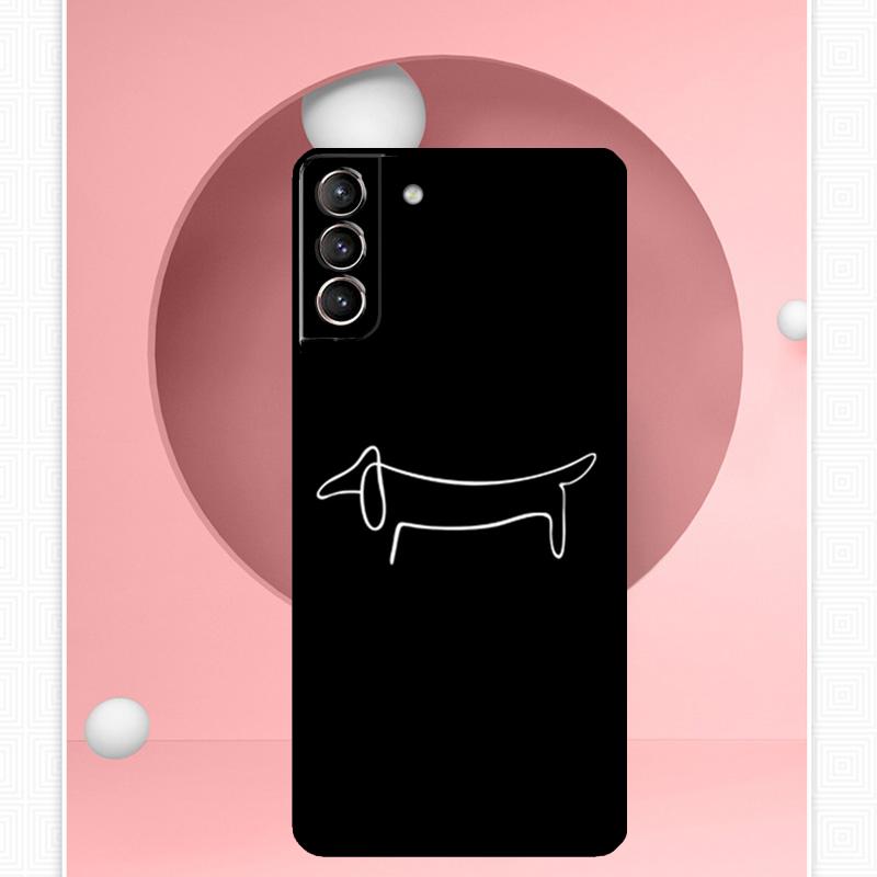 Sausage Dog Dachshund Quotes Case For Samsung Galaxy S24 Ultra S20 S21 S22 S23 S25 Ultra S9 S10 Plus S25 FE Cover Funda