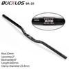 BUCKLOS Manubrio MTB 580/620/720/780MM Manubrio a Rondine per Bicicletta 25.4MM 31.8MM Manubrio per Mountain Bike in Alluminio Riser Bar