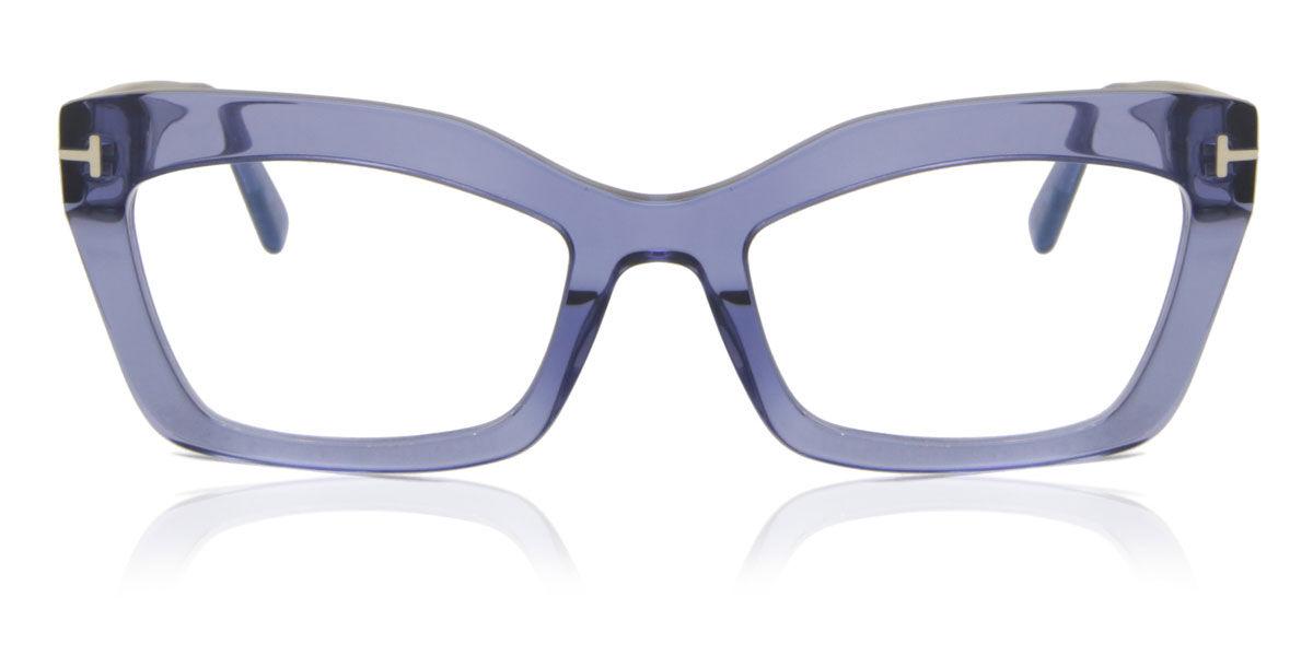 

Tom Ford Ft5766 B Blue Light Block 078 Women Eyeglasses Transparent Purple/54