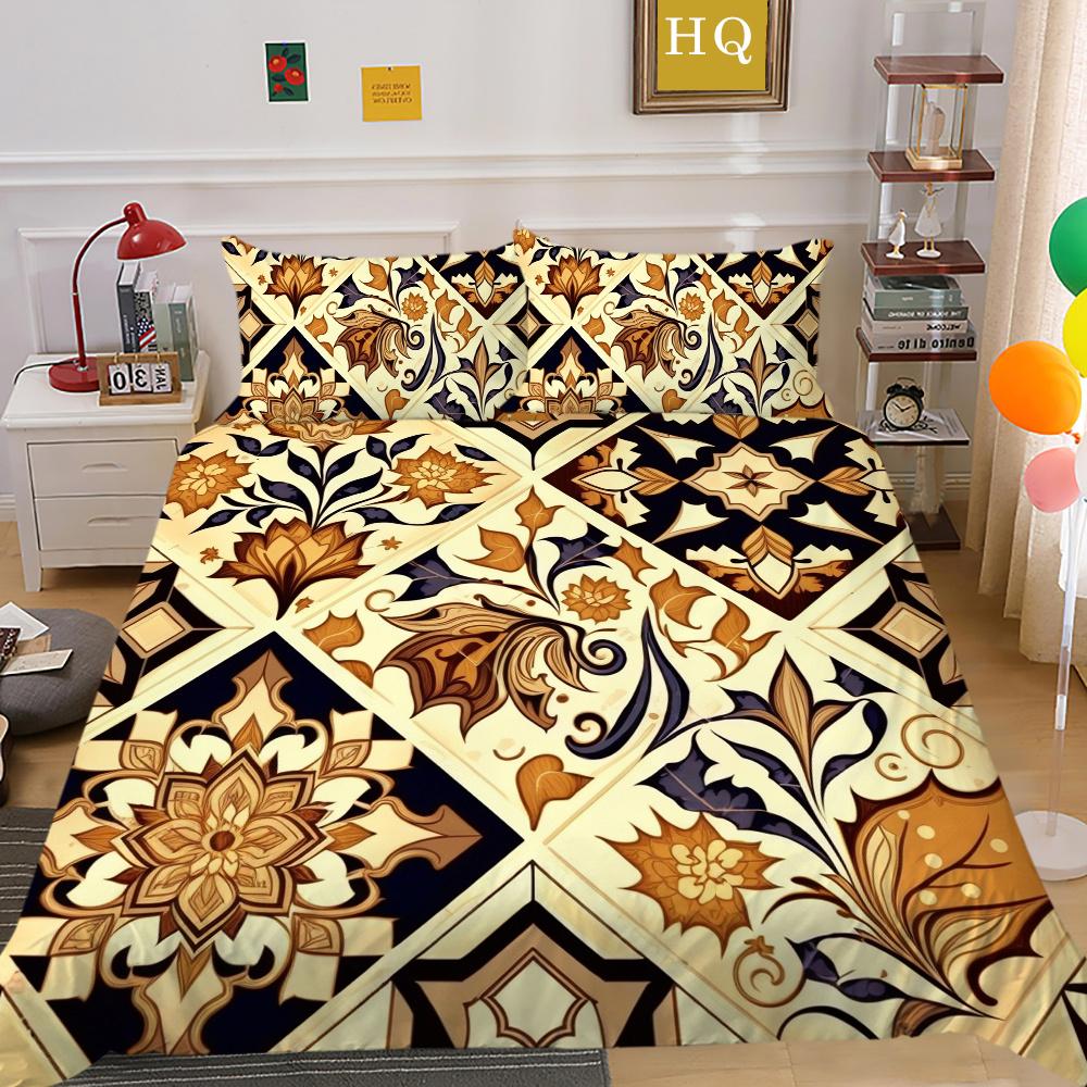 Casa Biancheria da letto 3D Stampa Paisley di alta qualità Donna Misura King Decorazione Camera da letto Set Copripiumino Copriletto