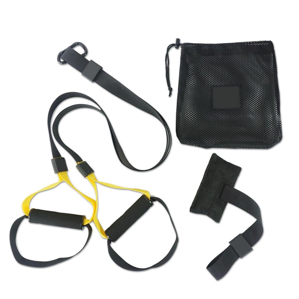 P3TRX Home Suspension Trainer: Fitness Straps, Resistance Bands, & Yoga Exercise Equipment