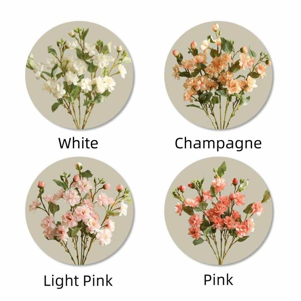 45CM Length Artificial Camellia Flower Silk Material Flower Arrangement  Wedding Decoration