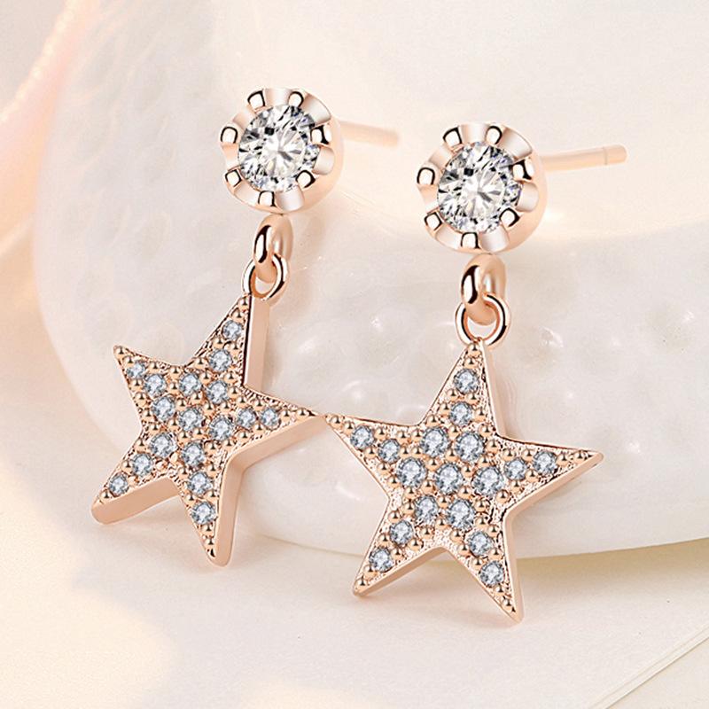 Lindon Copper Alloy Zircon Earrings Drop Earrings For Women Wedding Party Gifts