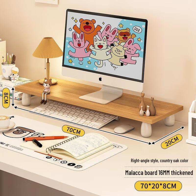 Desktop Monitor Riser Stand with Storage