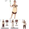 Elegantes Damen Quasten Inderkostüm Authentisches Native America Halloween Outfit