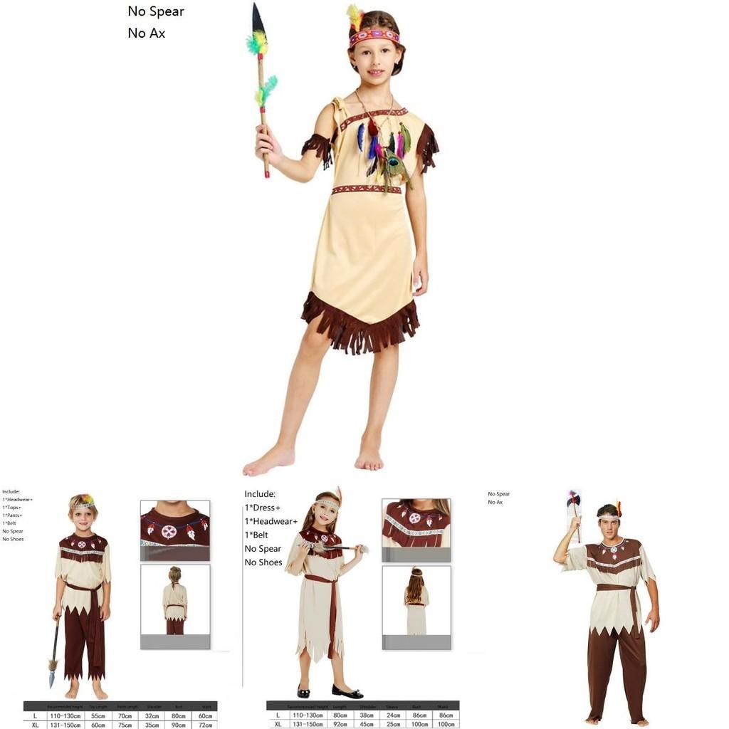 Elegantes Damen Quasten Inderkostüm Authentisches Native America Halloween Outfit