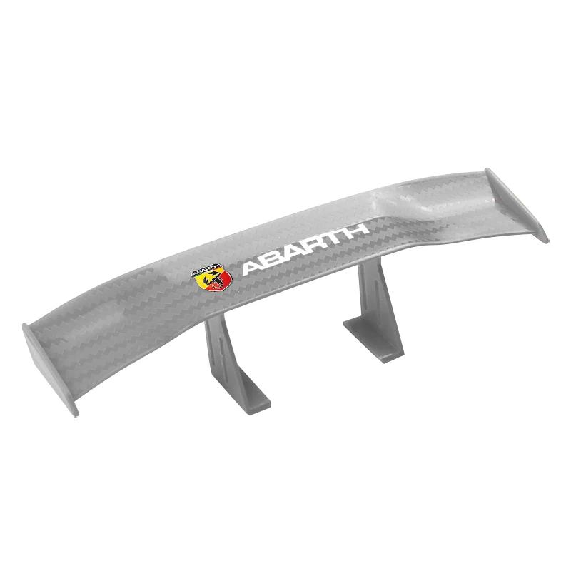 Car Mini Spoiler Tail Wing Carbon Fiber Look Tail Wings Model For Abarth Freemont Strada 500x Grande Punto Ducato Stilo Palio Svkjb33