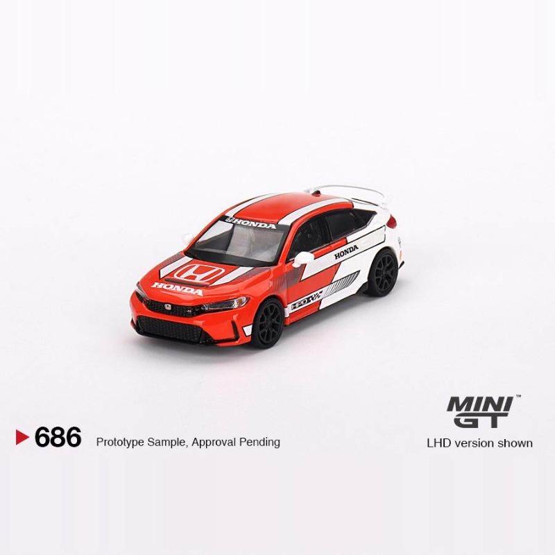 MINIGT 1/64 Honda Civic Honda NSX Japanese Edition Simulation Alloy Car Model Collection Ornament Boy Toy Birthday Gift