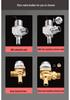 Automatic Copper Urinal Sensor Flush Valve - Water Saving Solenoid Core for Toilets