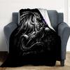Dragon Rose Flannel Blanket Throw Blanket Soft Warm Sofa Bed Camping Car Home Decor Unique Christmas Gift C9301613