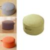 Tatami Round Floor Pillow Seat Comfortable Cotton Linen Cushion For Relaxation