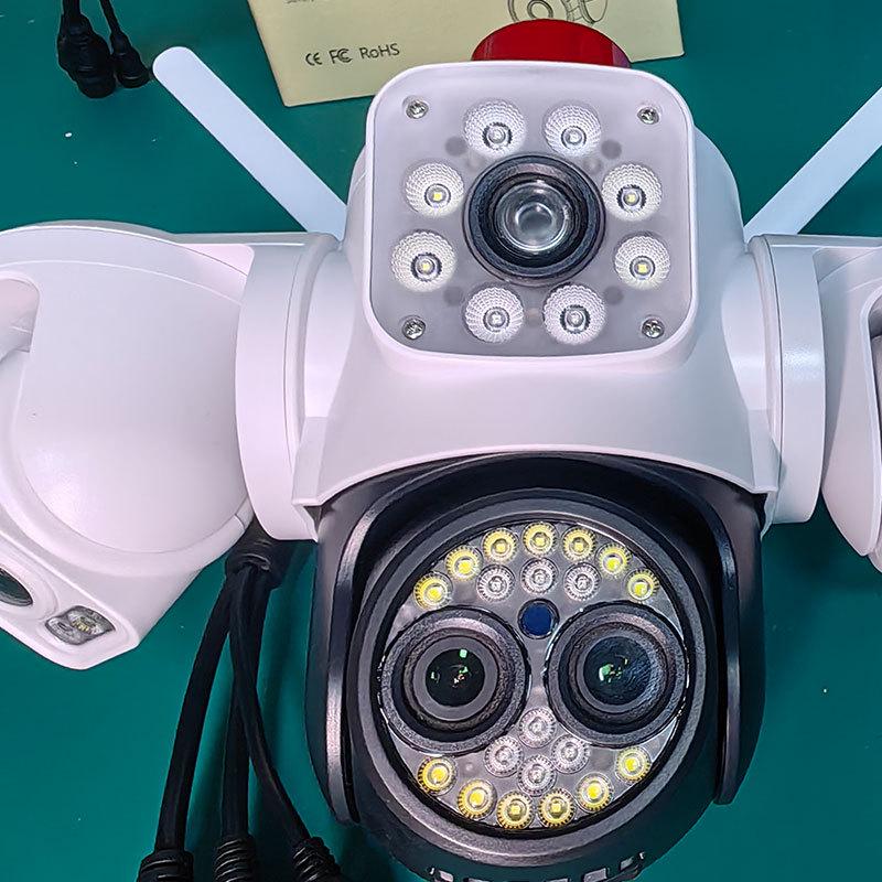 Yoosee 6MP 4G Surveillance Camera with 10x Zoom and 4-Lens Configuration