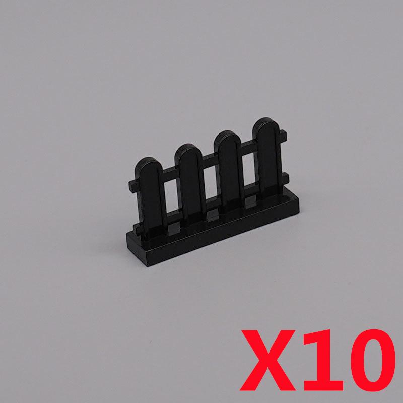 MOC DIY Accessori Parti Piastra Scena Città Blocchi da Costruzione Tronco d'Albero Recinzione Ringhiera Lampione Stradale Semaforo Base Giocattolo A037