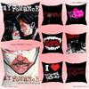 Band Rock MY C-CHEMICAL R-ROMANCEs Pillow Case Plush Fabric Soft Pillowcase Double Sided Print Sofa Cushion Cover Throw
