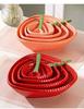Chinese Style Ceramic Bowl Set: High-Foot, Large Capacity for Rice, Soup, Fruit; Includes Children's Bowl and Spoon