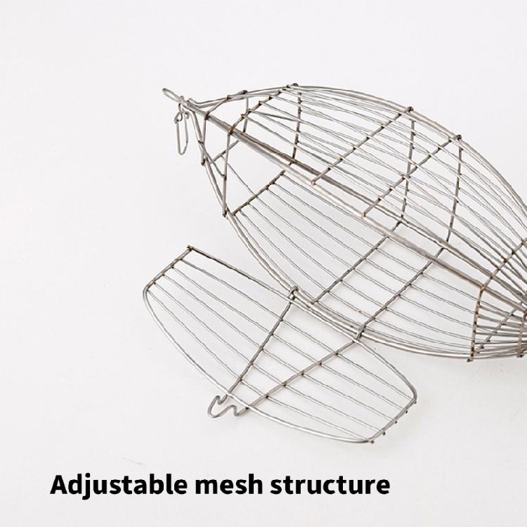 Stainless Steel Baits Cage Basket Feeder Holder Fishing Baits Cage Replacement Baits Trap Cage Fishing Tool Easy to Use