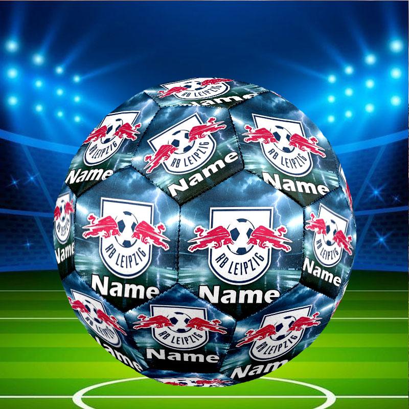 Custom Name Personalized RB Leipzig Print Size 5 Soccer Ball Training & Match Football, for Team, Kicking, Gift for Football Enthusiasts