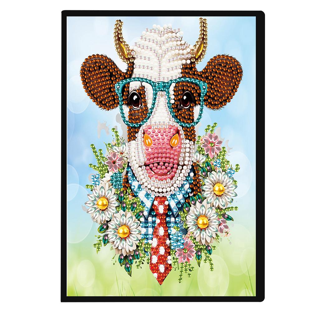 Animal Special Shaped Diamond Painting Notebooks No Lines Diamond Painting Journal Notebook for Birthdays Or Christmas Gifts