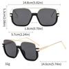 Large Frame Square Sunglasses for Women Street Fashion Classic Driving Beach Shades for Ladies Original