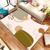 Boho Minimalist Abstract Line Art Area Rug Modern Aesthetic Boho Print Carpet Non-Slip Washable Floor Mat Living Room Bedroom