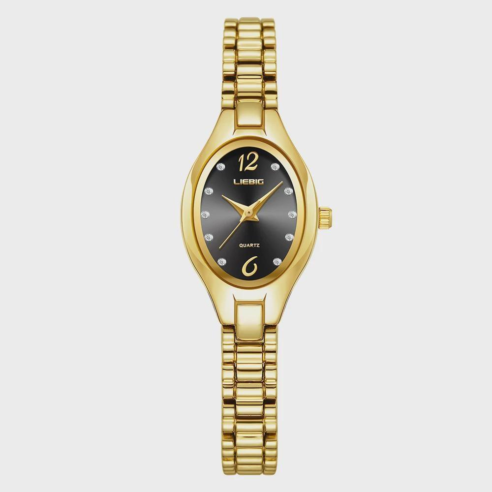 Top Brands Luxury Quartz Wristwatches Fashion Elegant Watches For Women Stainless Steel Strap Watch