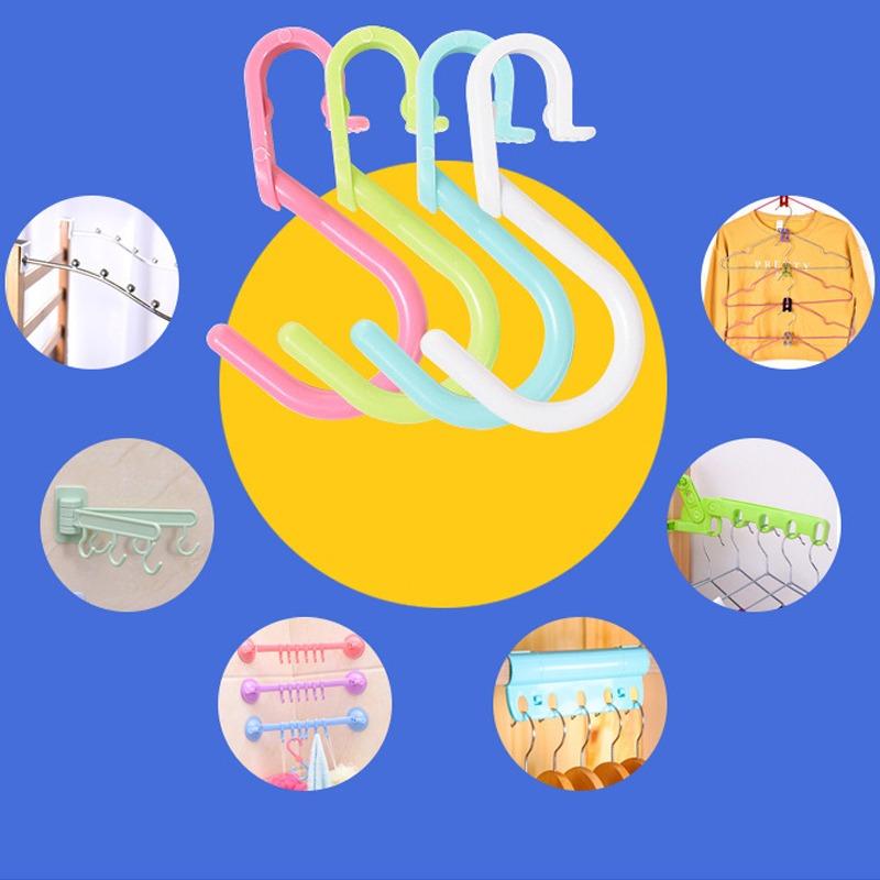 10PCS Portable Kitchen Bathroom Wardrobe Cabinet Hooks Home S Shaped Clothing Rack Hanger