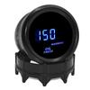 Universal 52mm Oil Pressure Gauge with Warning Blue LED Digital 0-150PSI Oil Press Meter 1/8NPT Sensor for Gasoline Car 12V