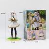 2PCS Anime Beyond Journey's End Read Book Sitting Take Flowers Stand Action Figures Frieren Noodle Stopper Collection Toy Gift
