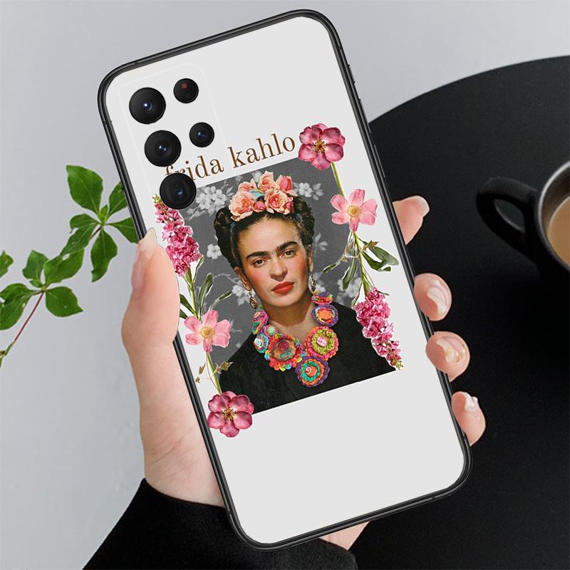 Phone Case For Samsung A17 A55 A16 A56 A35 A15 A53 A54 A33 A34 A25 A05S A52 A52S A07 A26 A06 Frida-Kahlo