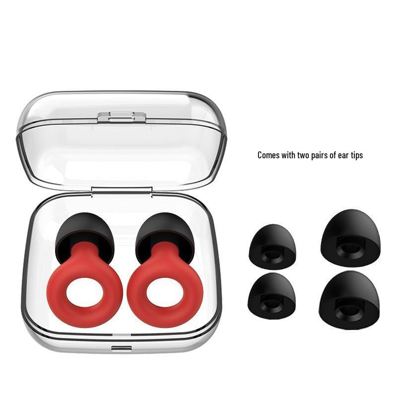 Silicone Soundproof Earplugs for Sleep & Travel - Noise Reduction for Dorms & Airplanes